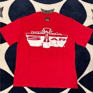 Hellstar Christ Path To Paradise Red T-Shirt Men’s Size Large